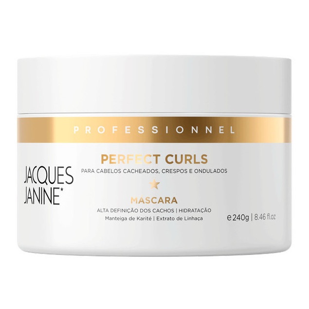 Perfect Curls: Máscara Hidratante para Cabelos Cacheados