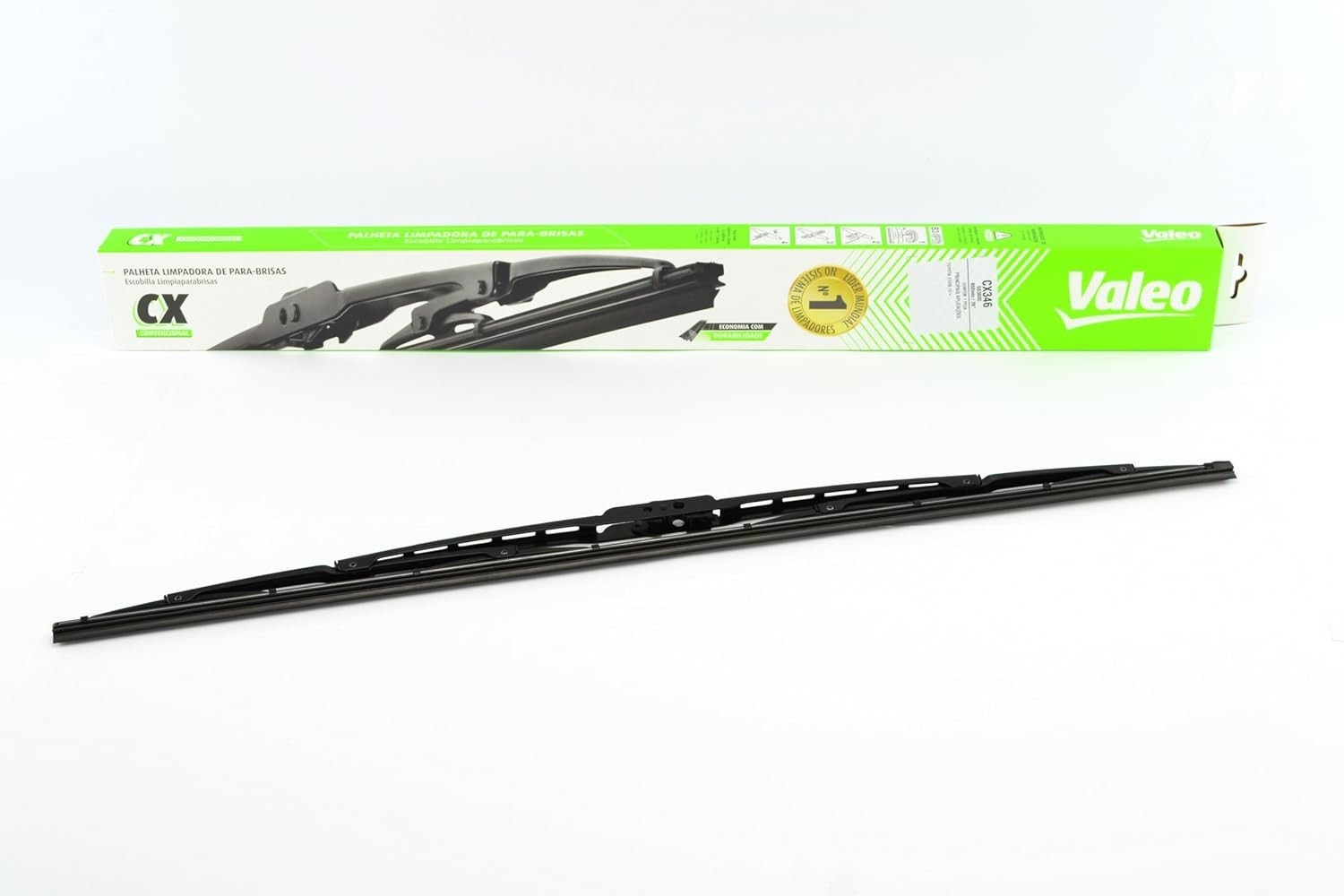 Palheta Dianteira Valeo CX346: Visibilidade Perfeita para Toyota Etios (2013-2022)