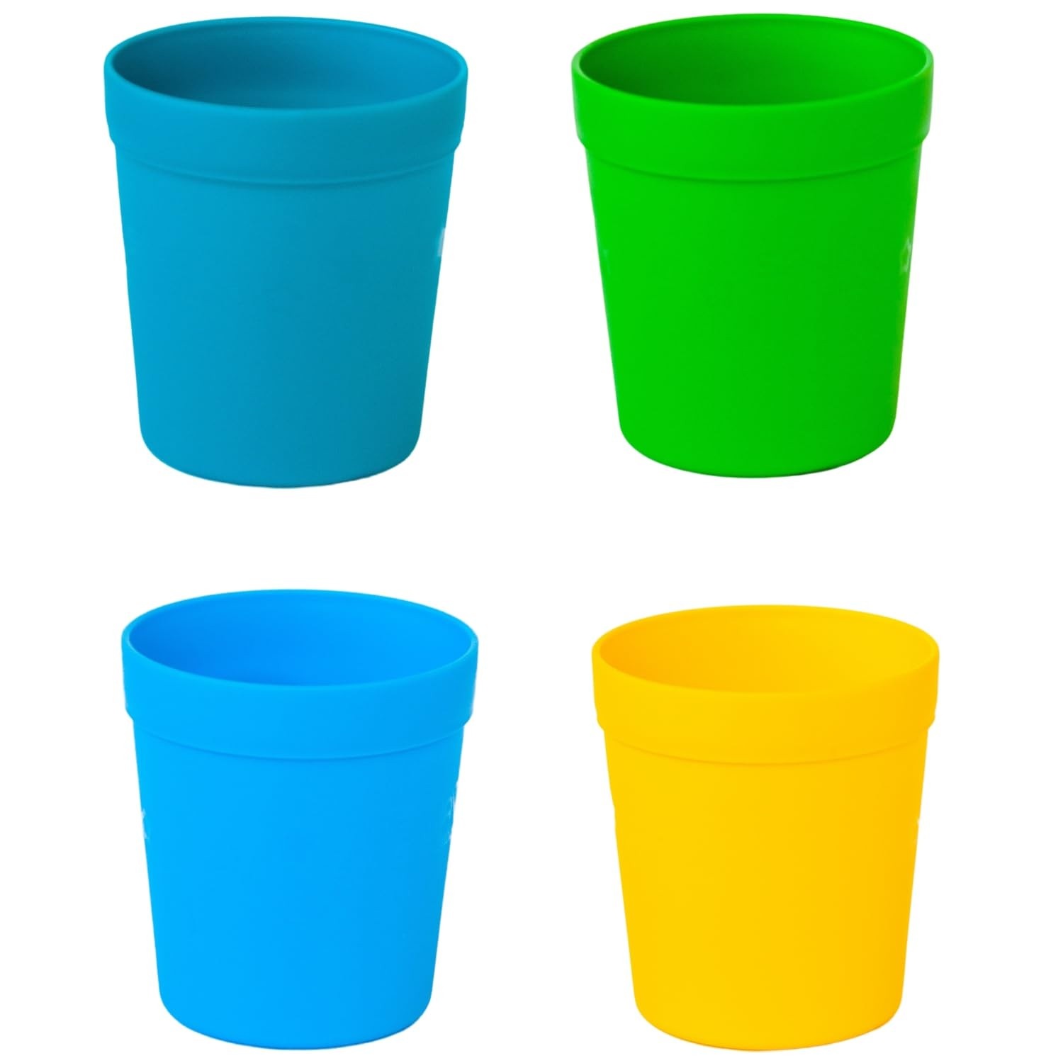 Kit 4 Copos para Bebês 200ml - Seguro, Livre de BPA e Perfeito para o Dia a Dia