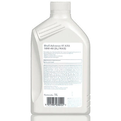 Shell Advance AX6 10W40: Lubrificação Semissintética de Alta Performance