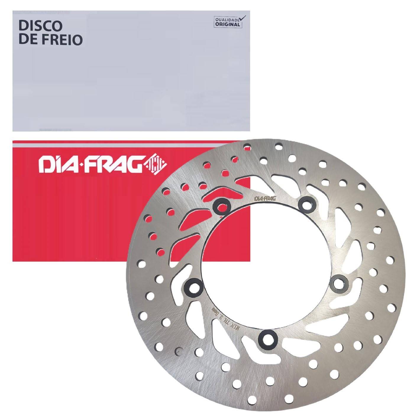Disco de Freio Dianteiro Yamaha Fazer 150, Factor 150 e Crosser 150 (2014-2021) - Segurança e Performance