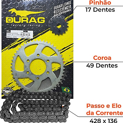 Kit Relação NK 150: Durabilidade e Performance!