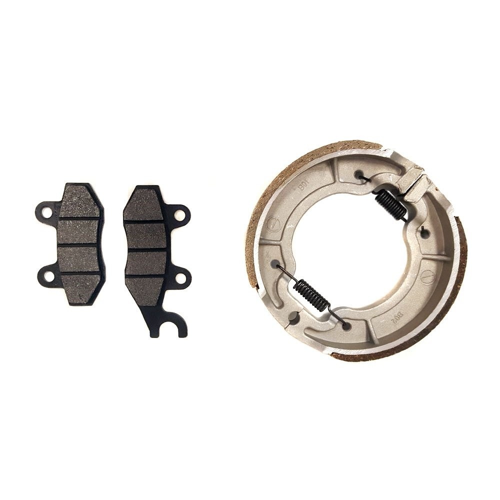 Kit Pastilhas Freio Scooter GY6 150cc Dianteiro e Traseiro - Cerâmica de Alta Performance