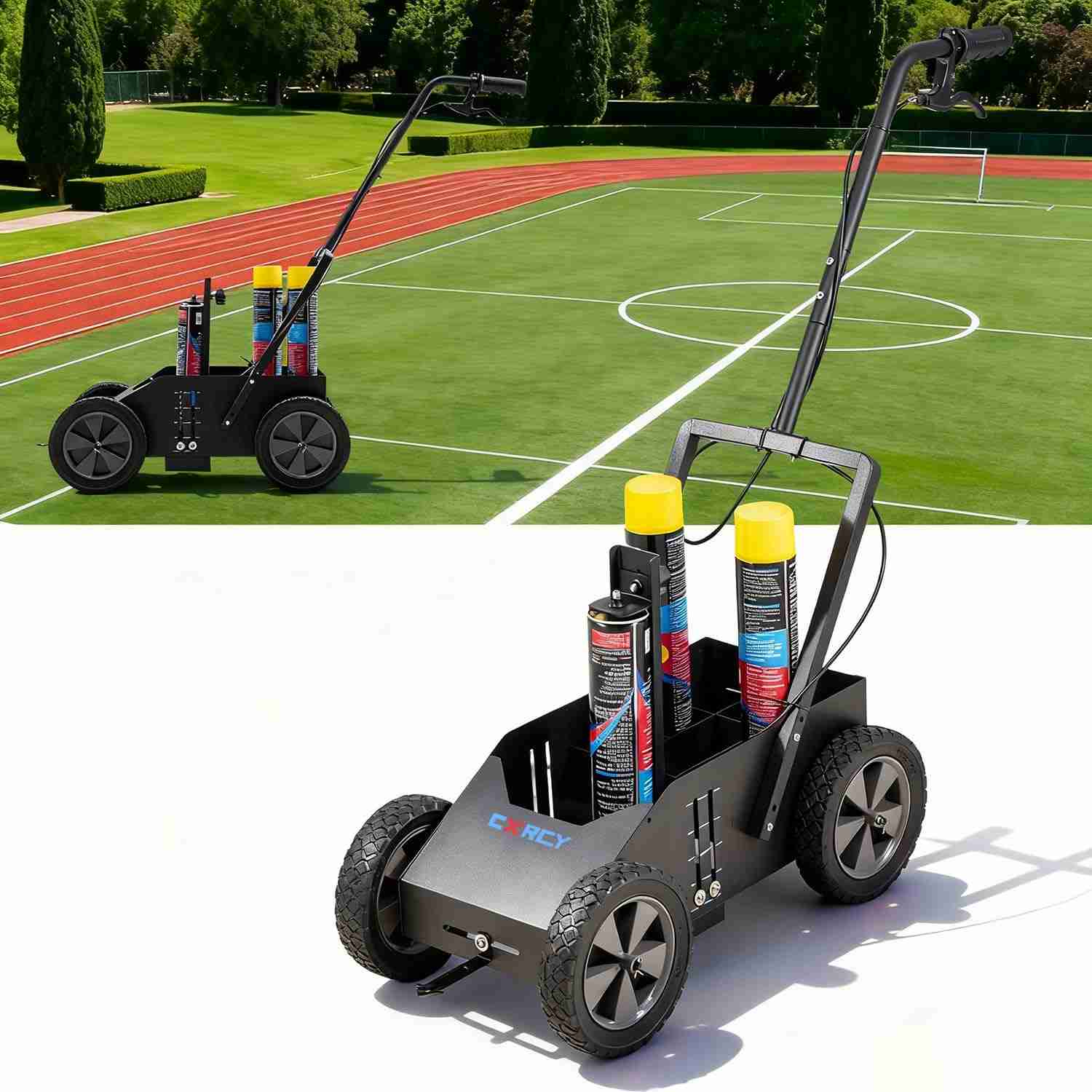 Máquina de Marcação de Linhas CXRCY - Alta Performance para Estacionamentos e Áreas Esportivas