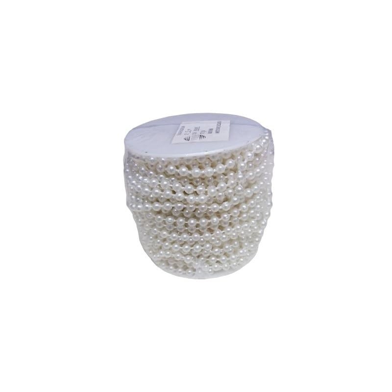Pérolas de Plástico BZ 3mm - 20 Metros de Elegância para Artesanato e Bijuterias