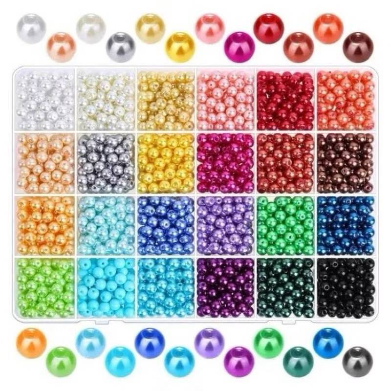 Pérolas ABS 14mm: 50g de Brilho para Seus Projetos!