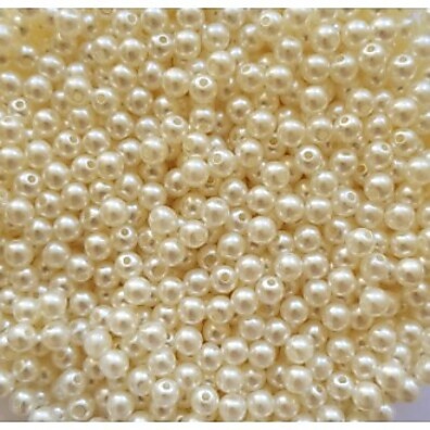 Perolas Falsas 6mm: 300 Unidades para Artesanato