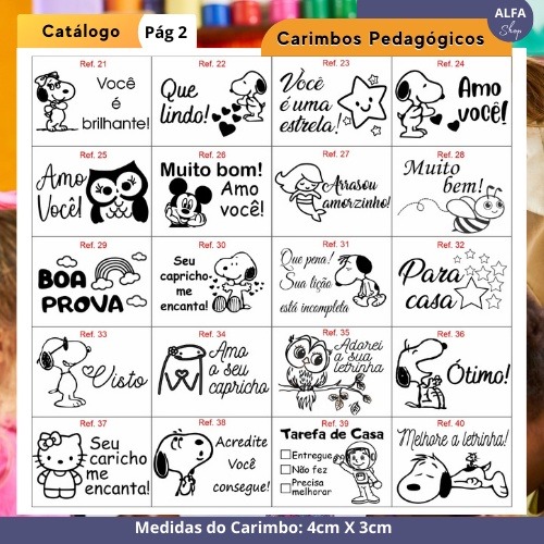 Carimbo Pedagógico 4x3cm: Rápido, Prático e Personalizado
