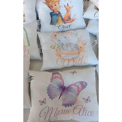 Travesseiro Bebê Chato: Conforto e Nome Personalizado 👶