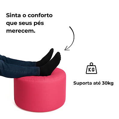 Puff Peseira: Conforto Ergonômico para Seus Pés 👣