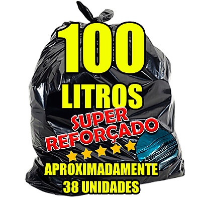 Saco de Lixo 5kg Super Reforçado para Lixo Pesado
