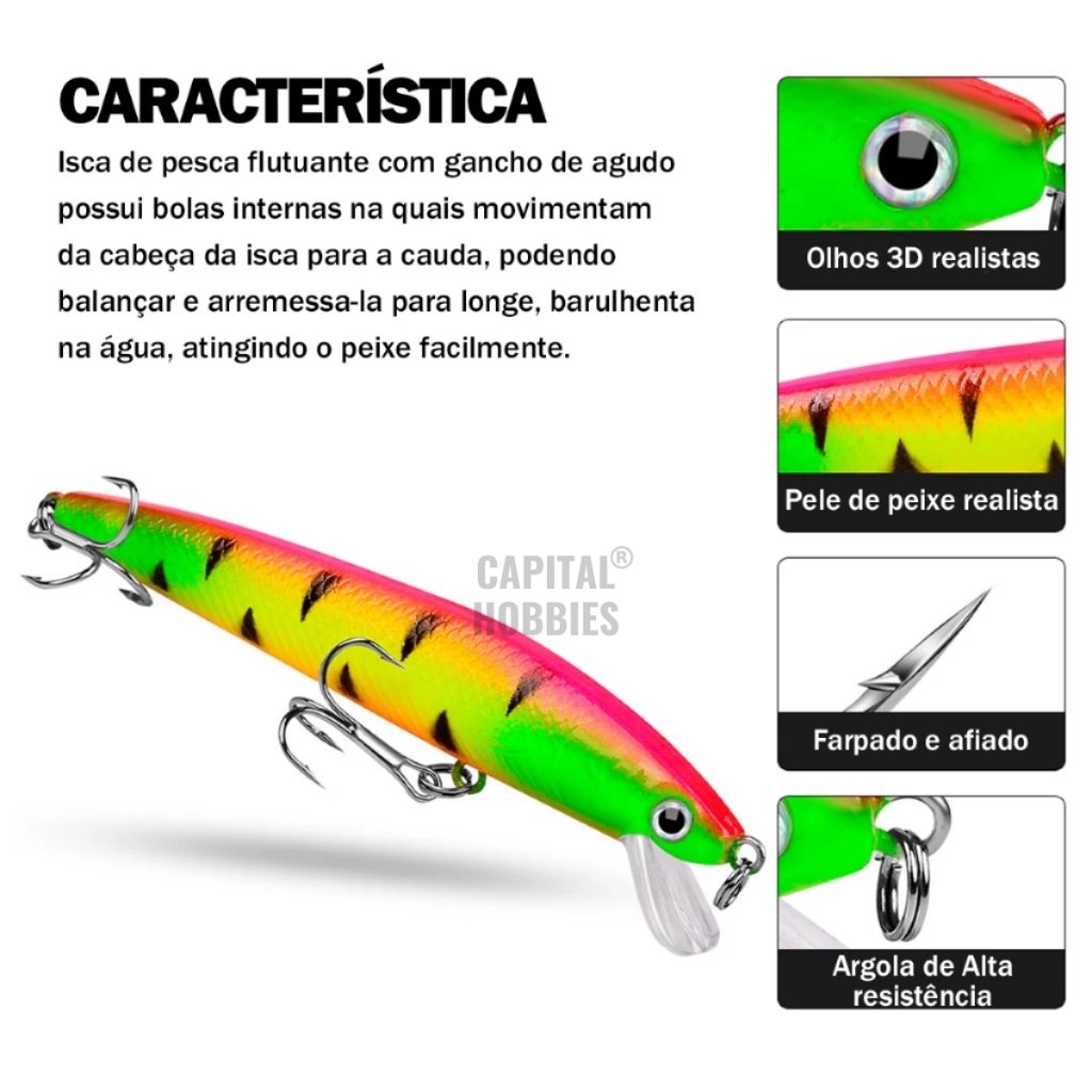 Isca Meia Água Realista: Turbine sua Pesca!
