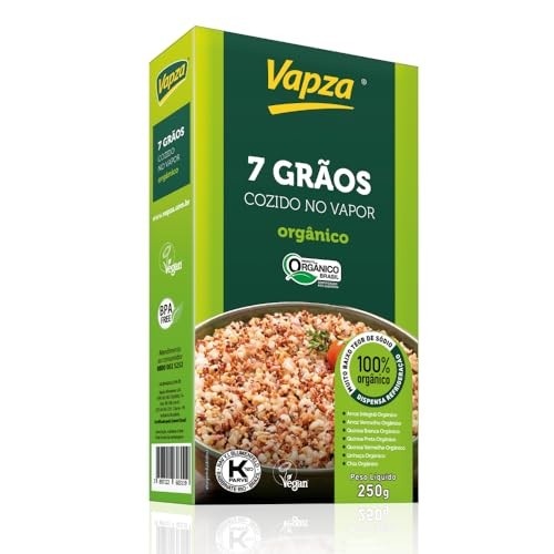 7 Grãos Orgânico 250G Vapza Peso líquido 250g