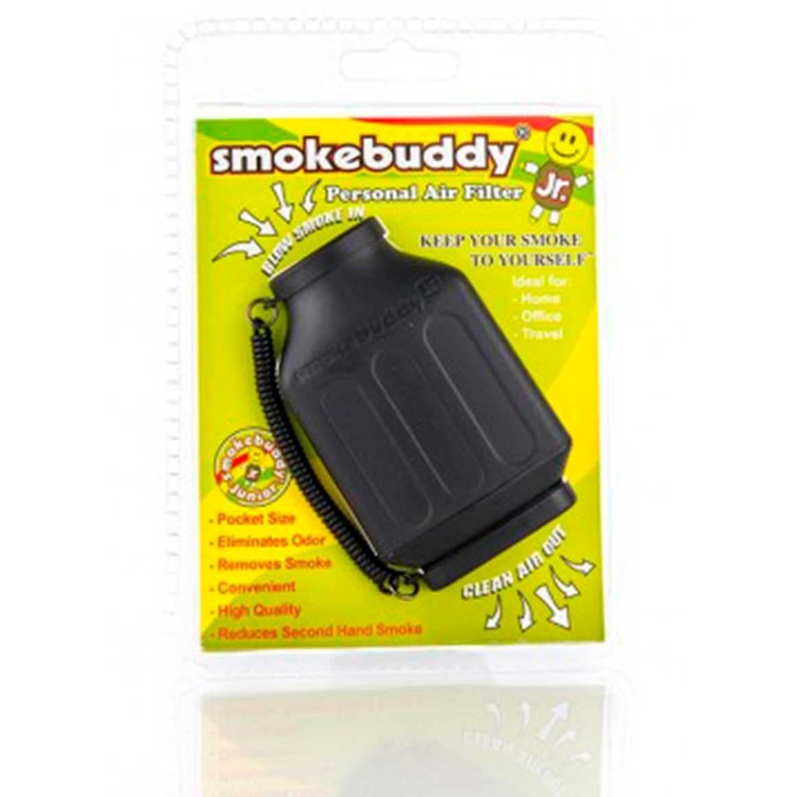smokebuddy Filtro de ar pessoal smokebuddy Jr preto