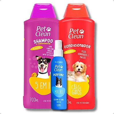 Pet Clean: Banho Completo 5 em 1 para Cães e Gatos