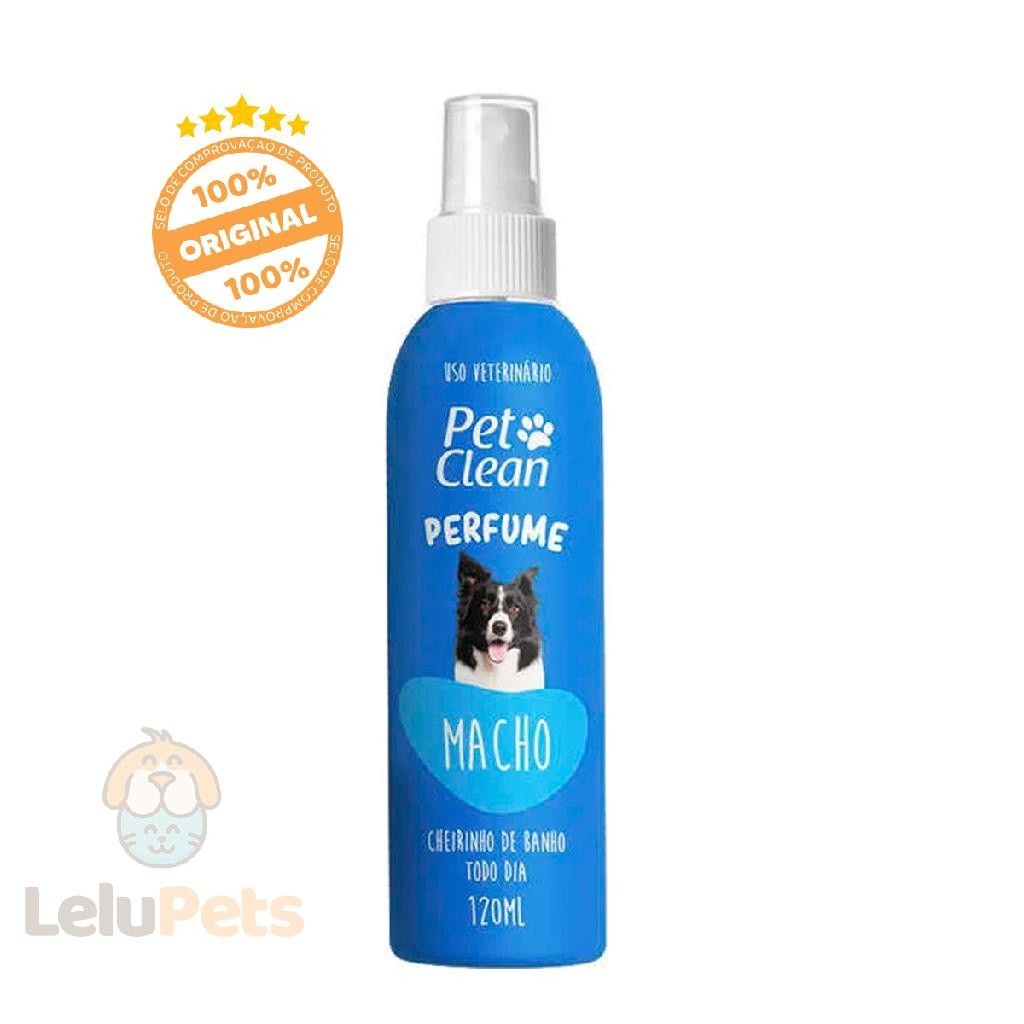 Pet Clean Macho: Perfume Cães e Gatos 120ml