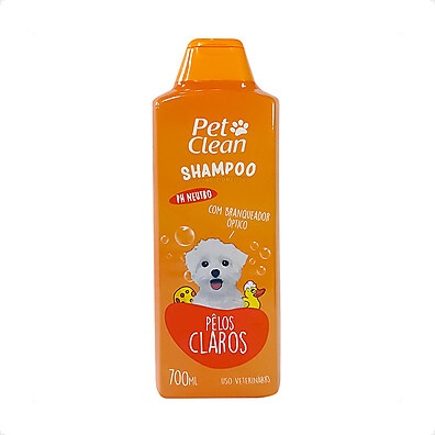 Pet Clean Pelos Claros: Shampoo & Condicionador 2 em 1