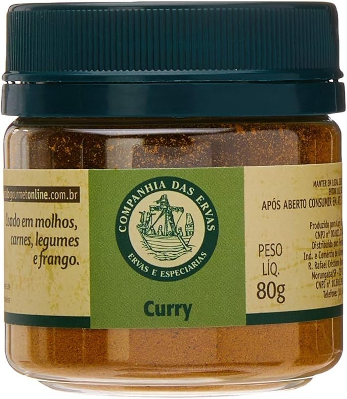 Companhia das Ervas Curry Companhia Das Ervas 80G Pote Pet