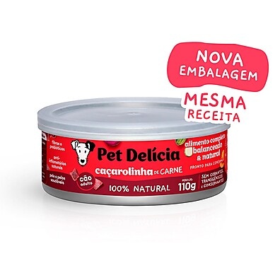 Pet Delícia Caçarolinha: Ração Úmida Irresistível!