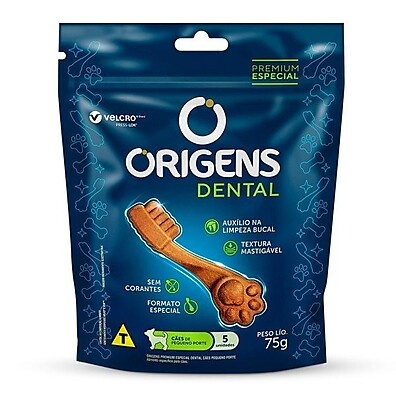 Petisco Origens Dental: Saúde Bucal e Diversão em 75g