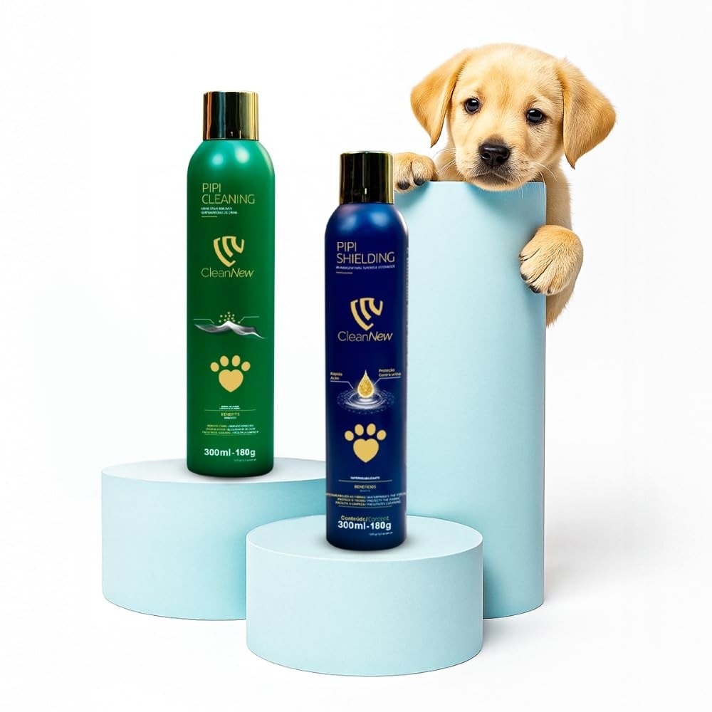 Kit Pipi Cleaning + Pipi Shielding - Limpeza e Proteção Total contra Acidentes de Pets