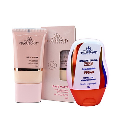 PhálleBeauty: Base Matte + Hidratante 7 em 1