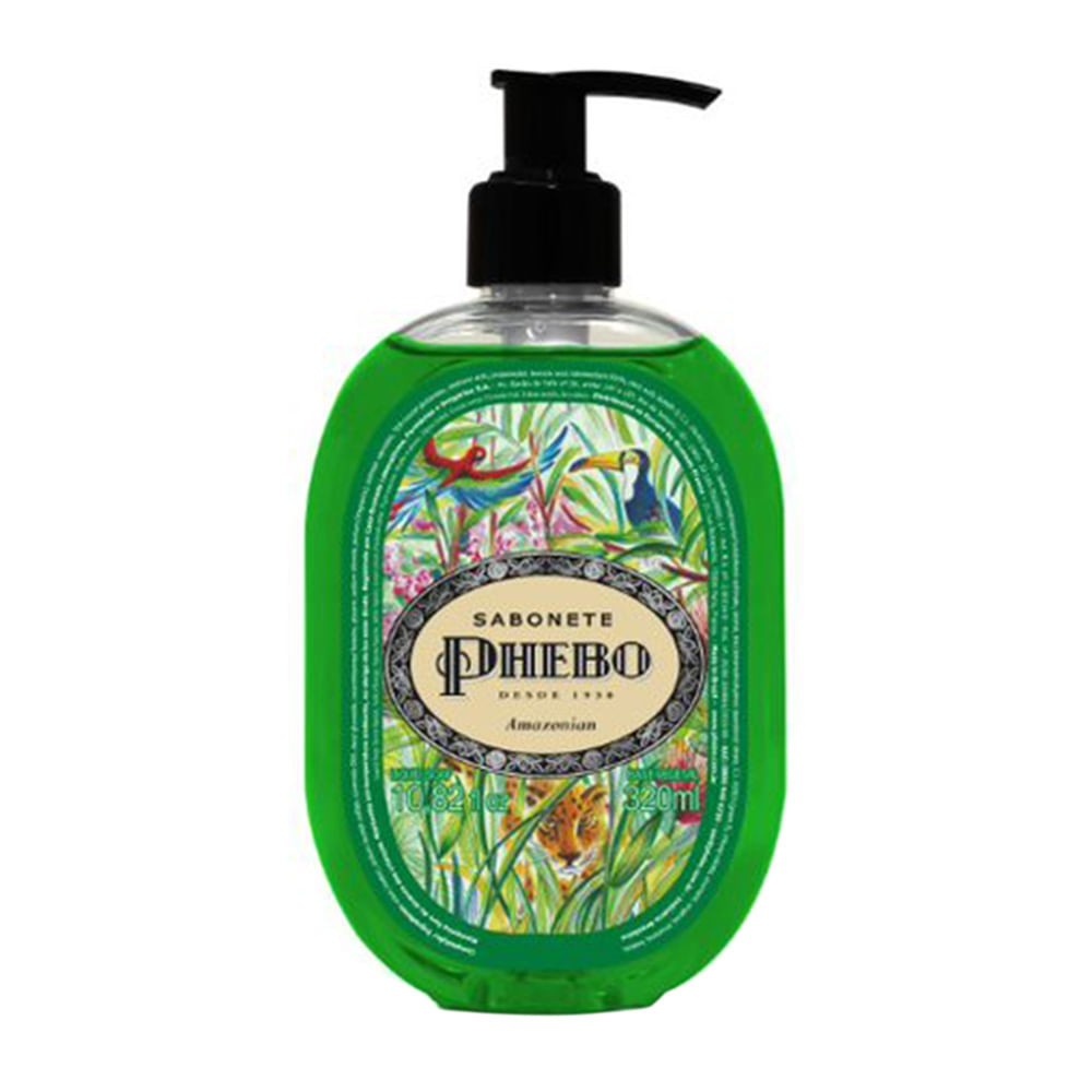 Phebo Amazonian: Sabonete Líquido 320ml