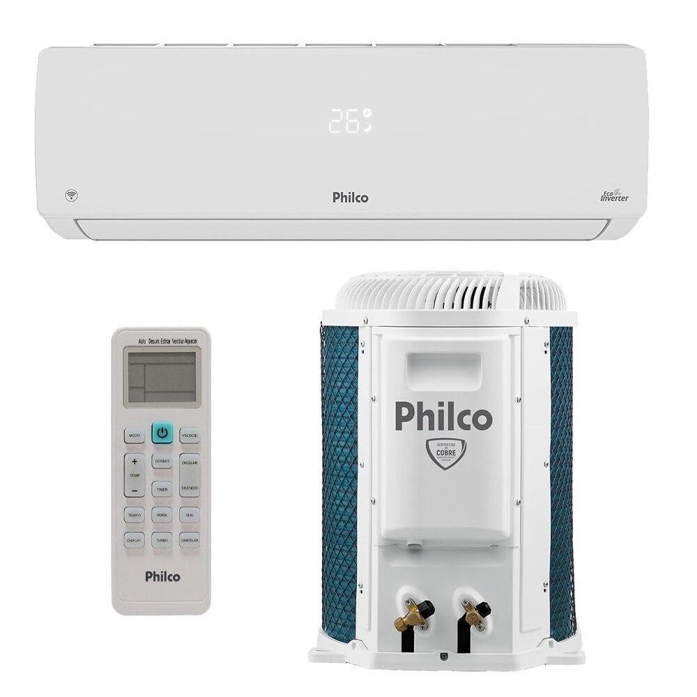 Ar-condicionado Split Inverter 30000 Btus Philco Só Frio - Eficiência A com Filtro Antivírus