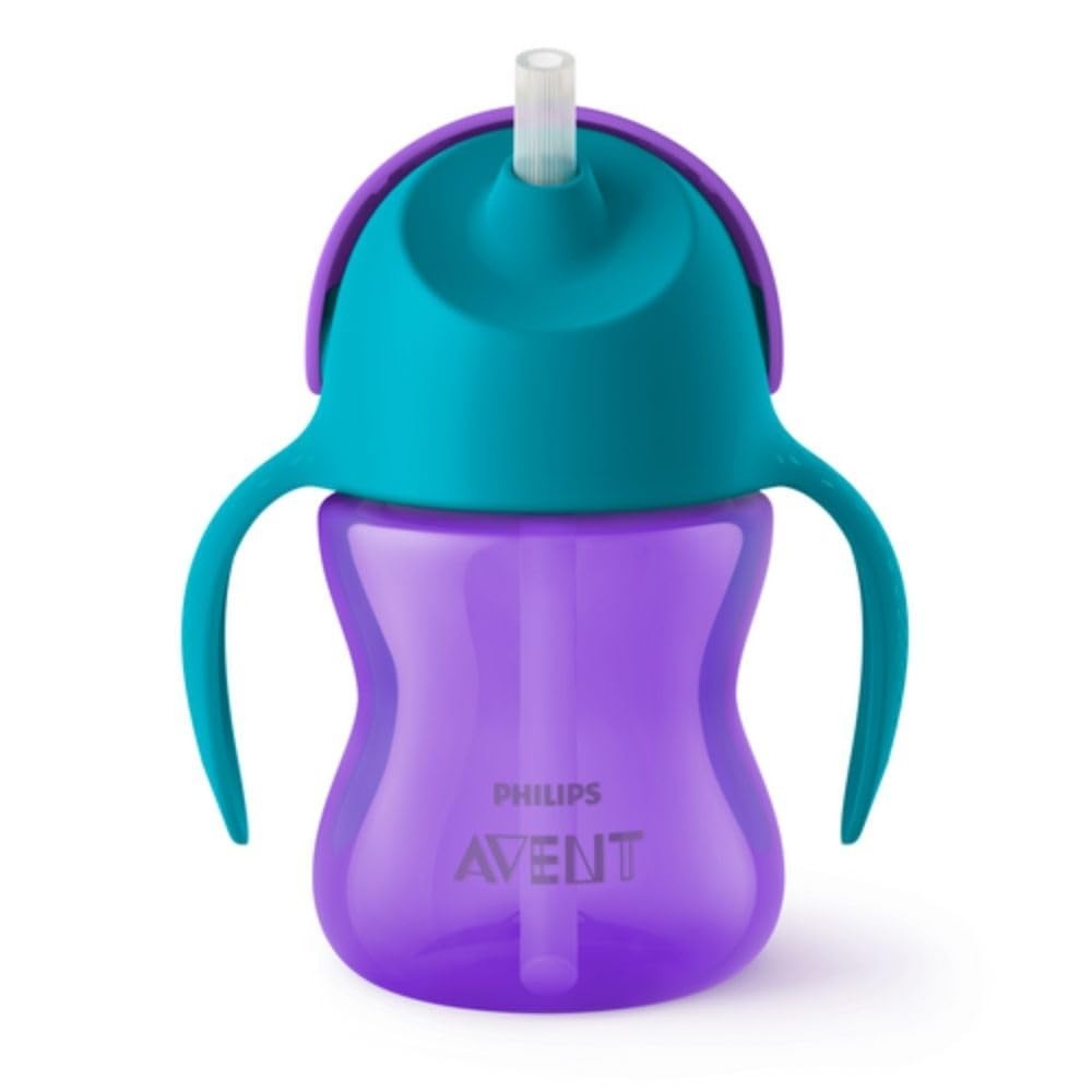 Copo Dinossauro Philips Avent SCF796/01 – Anti-Vazamento, Ergonômico e Divertido para Crianças | 200ml Azul/Roxo