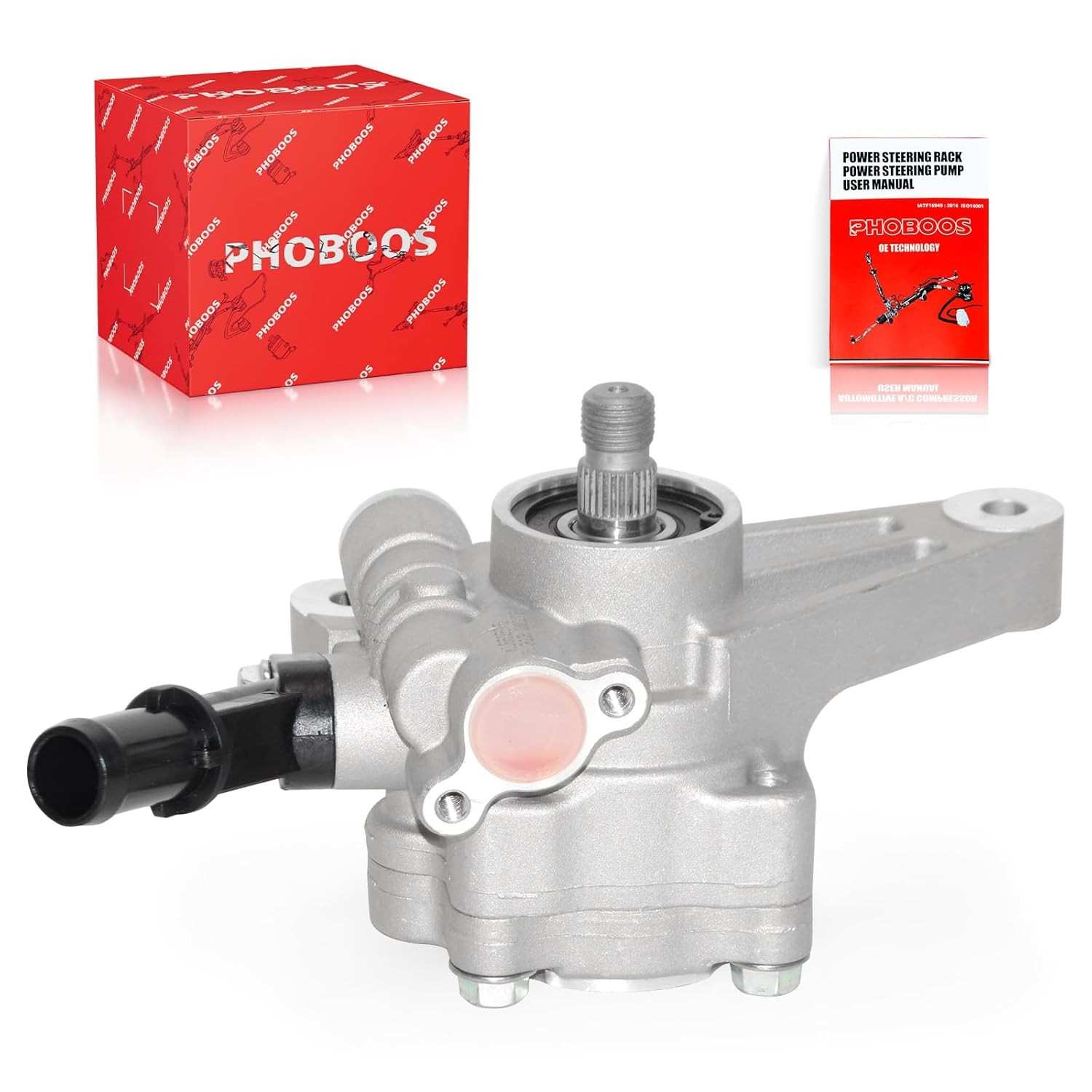 PHOBOOS Bomba Direção Hidráulica Honda Odyssey, Pilot, Acura MDX - Direção Suave e Durável