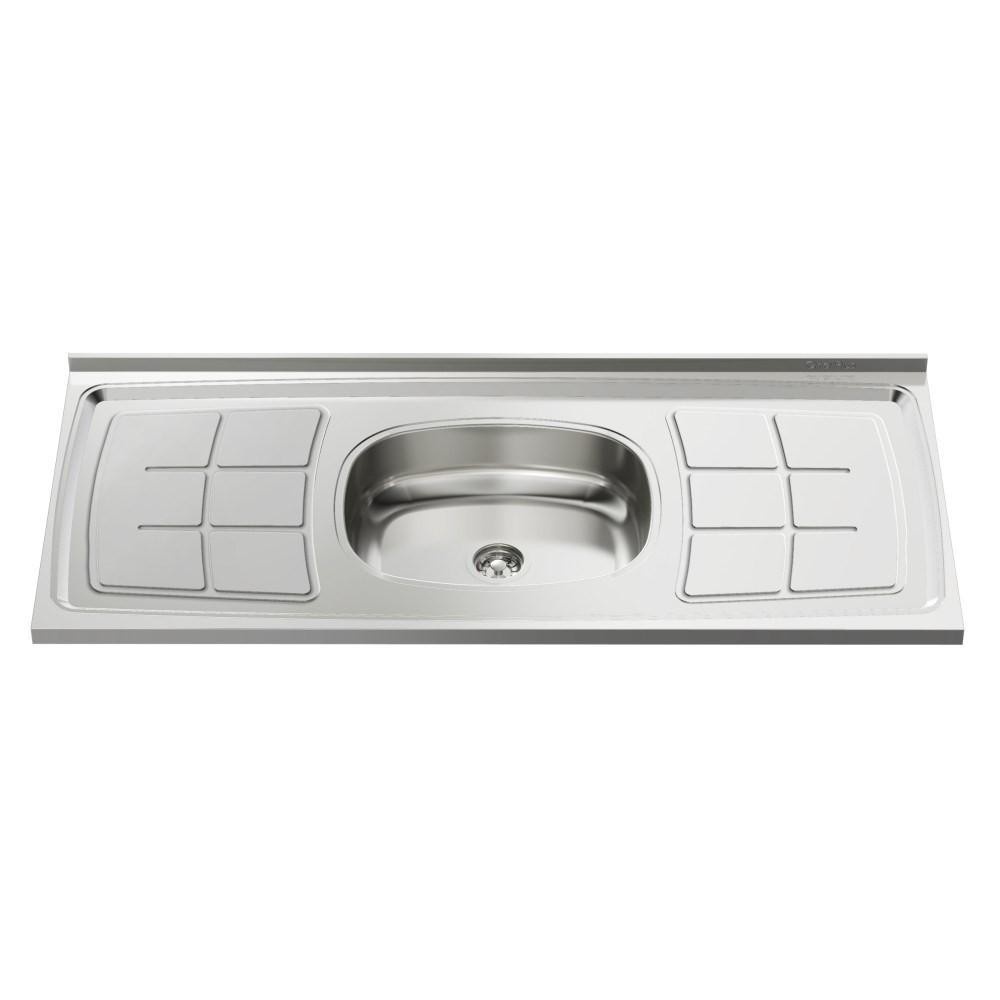 Pia de Cozinha Inox 120cm Bali - Ghel Plus