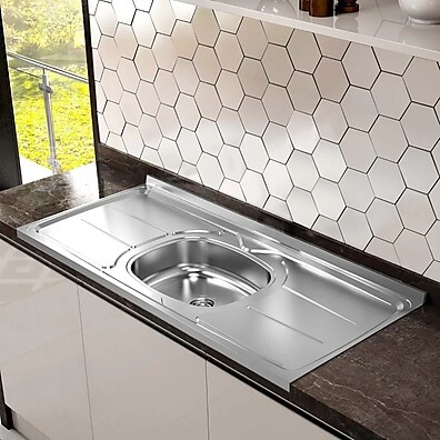 Pia de Inox 140cm: Beleza e Durabilidade!