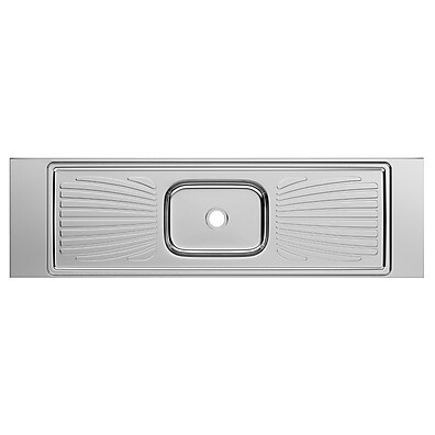 Pia de Inox 180cm: Design e Praticidade!