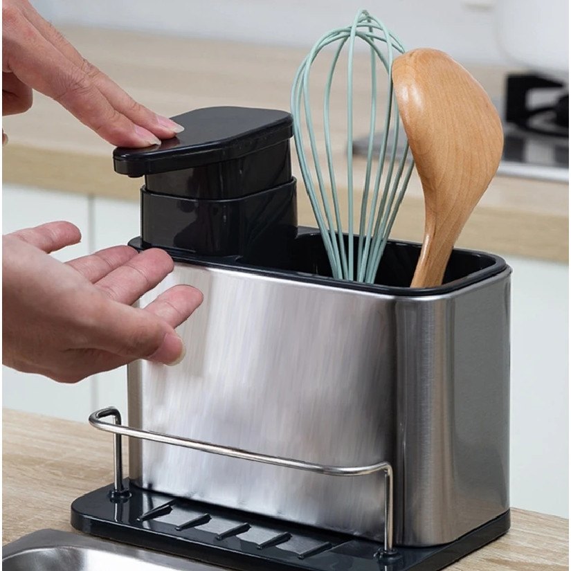 Dispenser de Detergente Inox: Organize sua Pia!