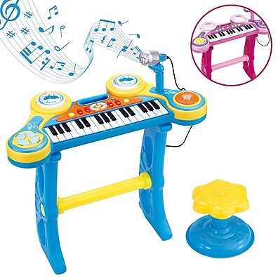 Piano Infantil com Microfone: Diversão Musical!