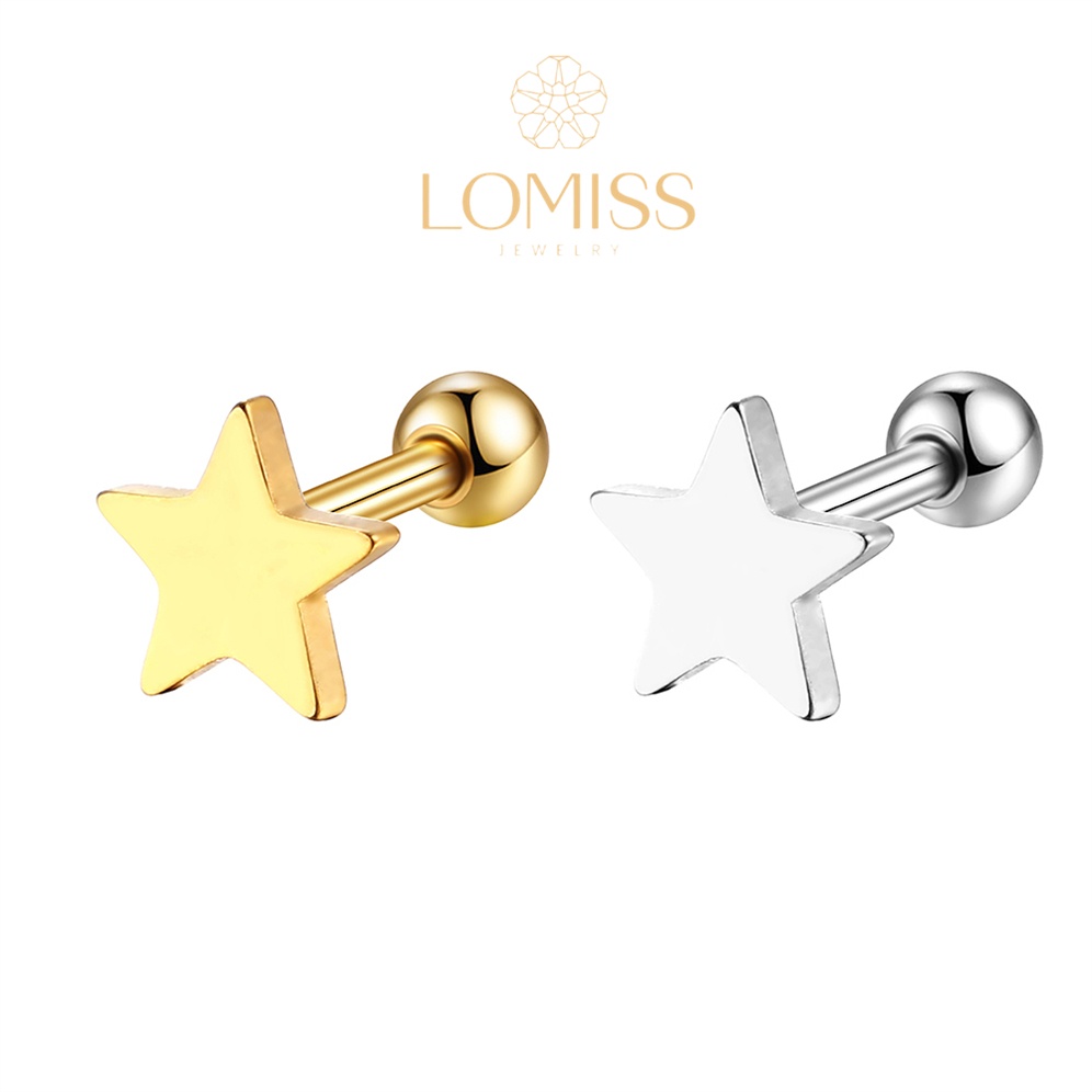 Piercing Aço Cirúrgico Estrela: Helix, Tragus e Mais!