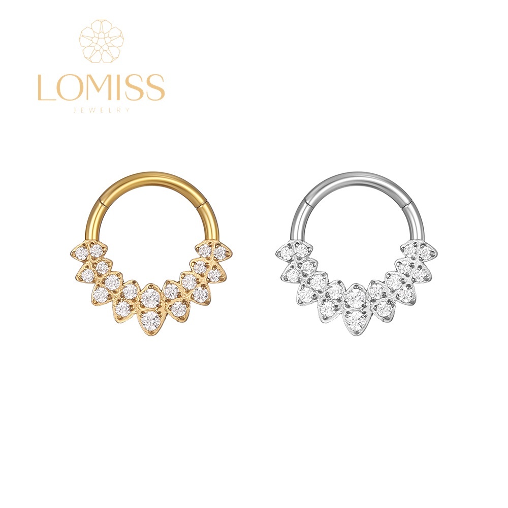 Piercing Argola Aço Cirúrgico Zircônia: Elegância e Conforto