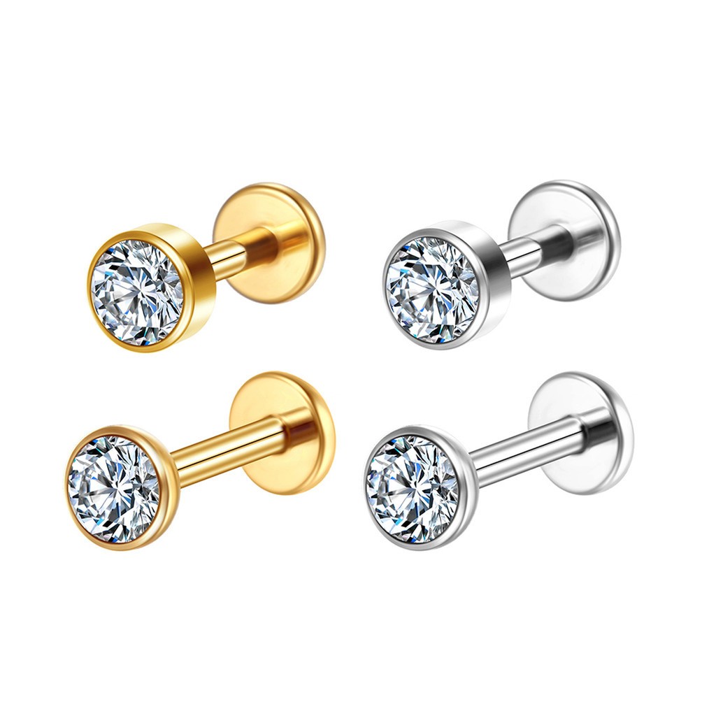 Piercing Labret Aço Cirúrgico: Guia Completo + Kit 2 Unidades