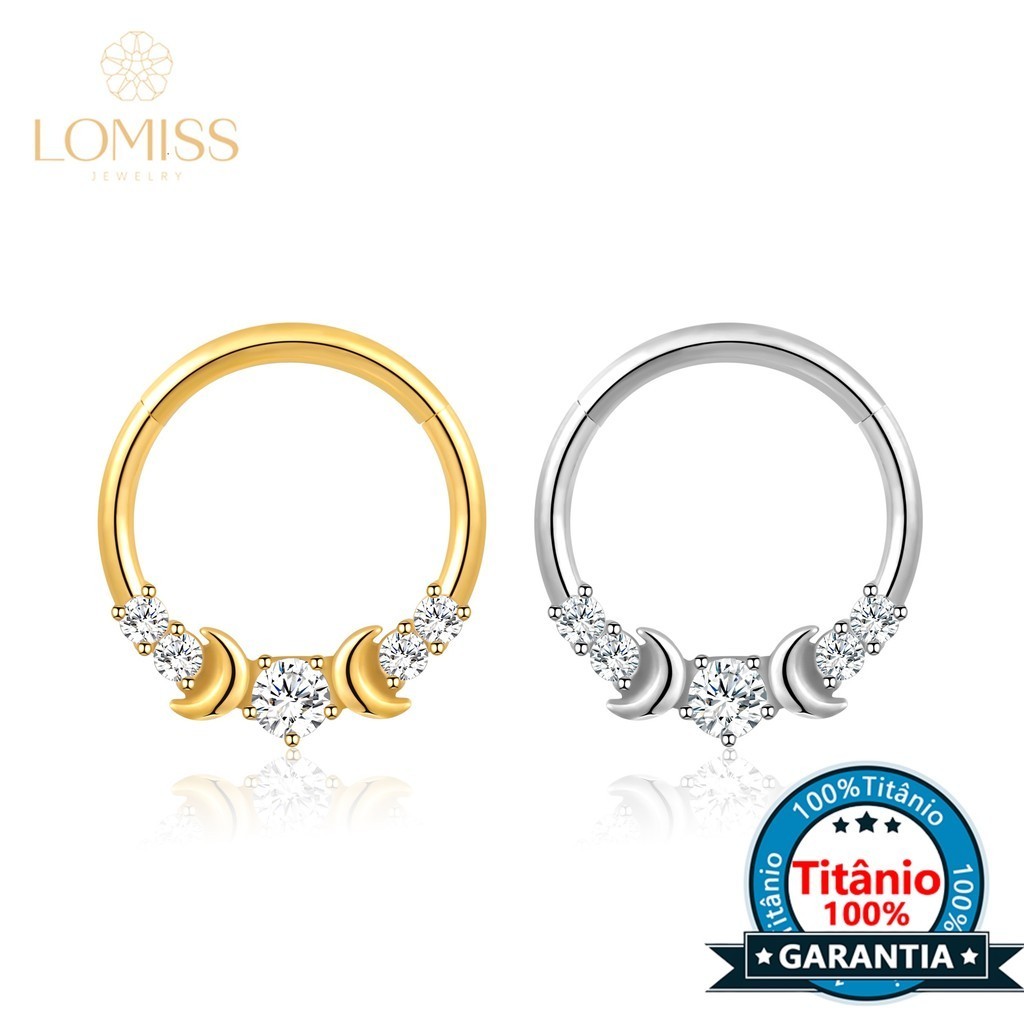 Piercing Titânio Argola: Helix, Septo e Mais!