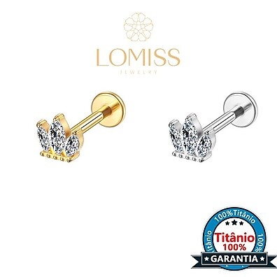 Piercing Titânio Flor de Lotus: Elegância e Segurança