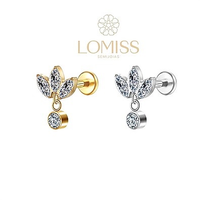 Piercing Titânio Flor: Elegância e Segurança
