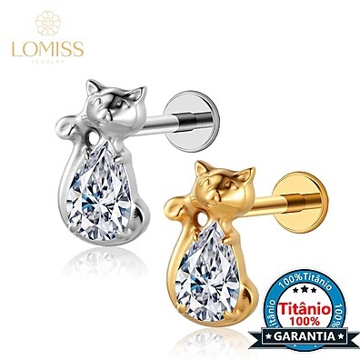 Piercing Titânio Gatinho: Elegância e Segurança