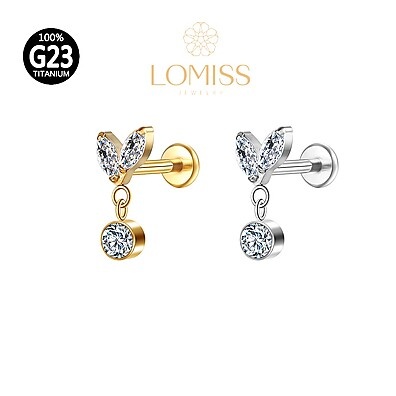Piercing Titânio Helix: Zircônia e Design Exclusivo