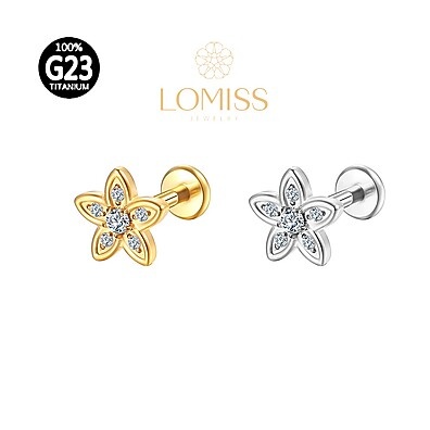 Piercing Titânio PVD Flor: Guia Completo + Modelos