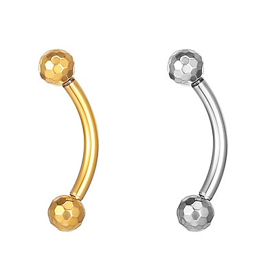 Piercing Titânio PVD: Helix, Conch & Tragus