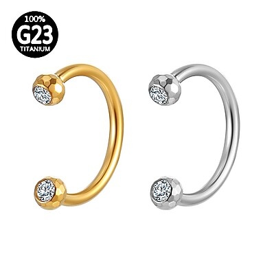 Piercing Titânio PVD: Septo, Helix e Daith