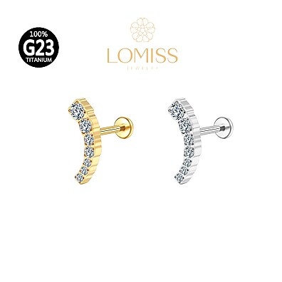 Piercing Titânio PVD Zircônias: Helix, Conch e Mais!