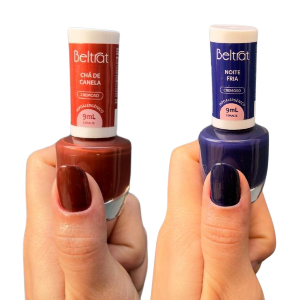 Kit Esmalte Beltrat Inverno: 9 Cores com Alta Pigmentação