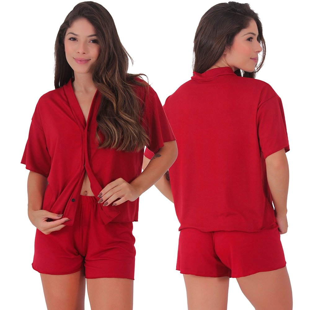 Pijama Amamentação Suede: Conforto para Mamães!