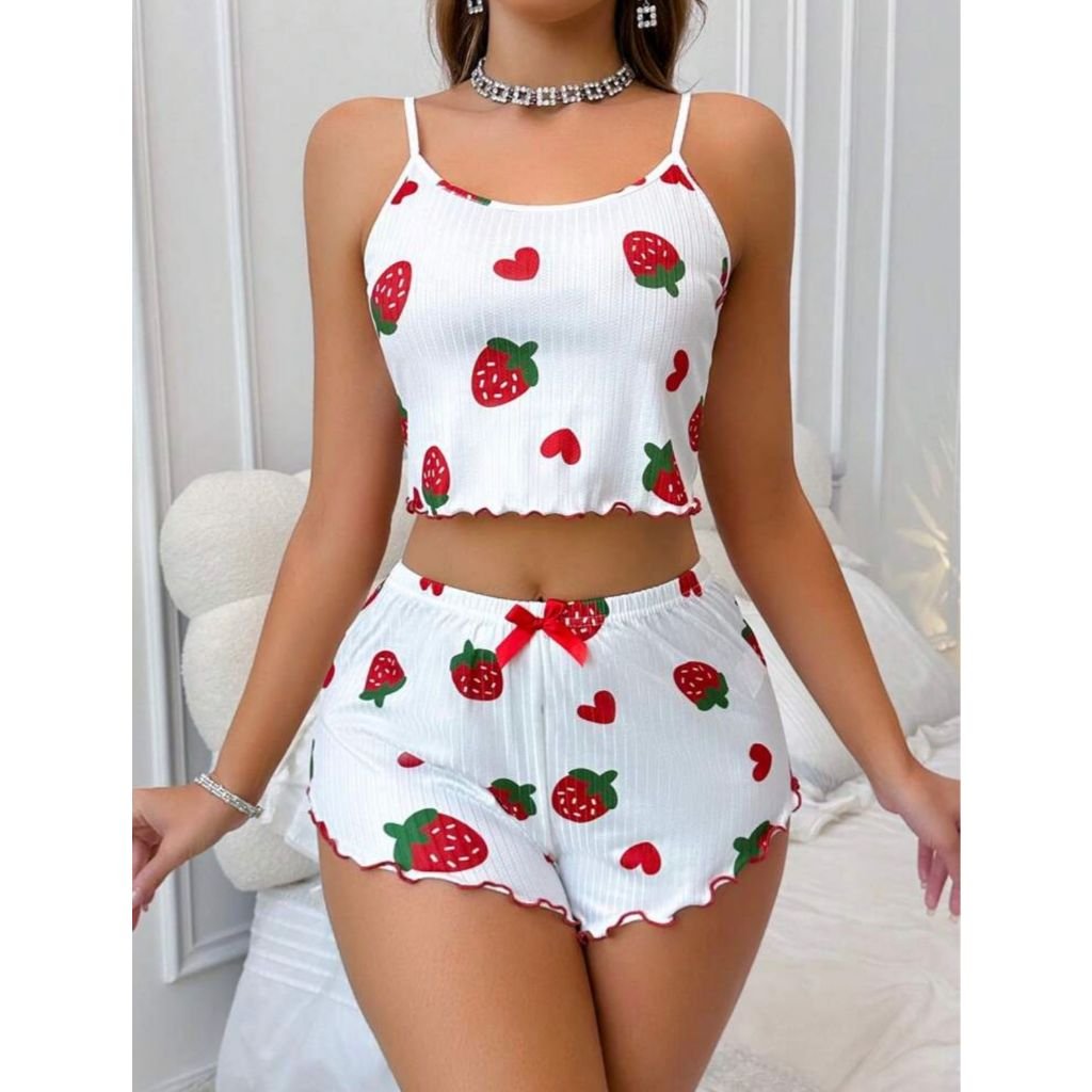 Pijama Baby Doll Estampado: Conforto e Estilo para Noites Românticas